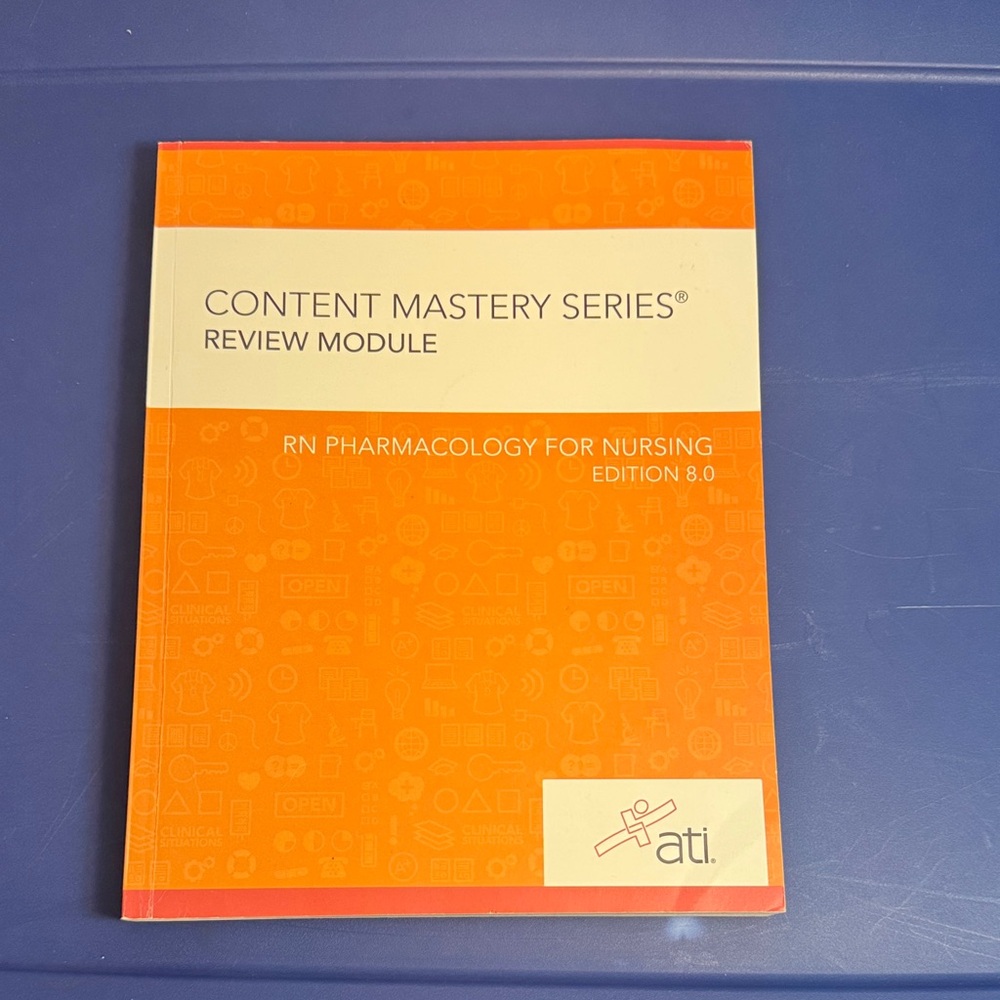 ATI RN Pharmacology Review Module Edition 8.0 - Orange